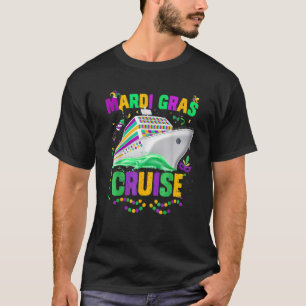 Camiseta Mardi Gras Cruise Mask Cruise Ship Fiesta