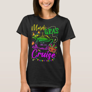 Camiseta Mardi Gras Cruise Mask Cruise Ship Fiesta