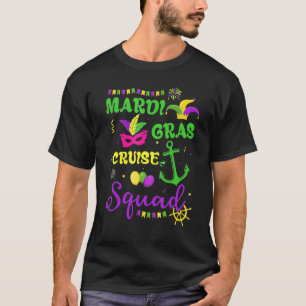 Camiseta Mardi Gras Cruise Ship Cruising Cranivans Mujeres