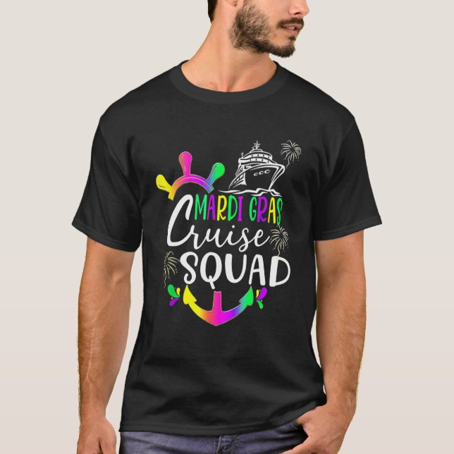 Camiseta Mardi Gras Cruise Squad 2023 Matching Group_3 (Anverso)
