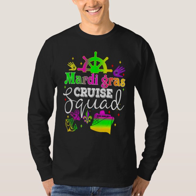 Camiseta Mardi Gras Cruise Squad 2023 Matching Group_4 (Anverso)