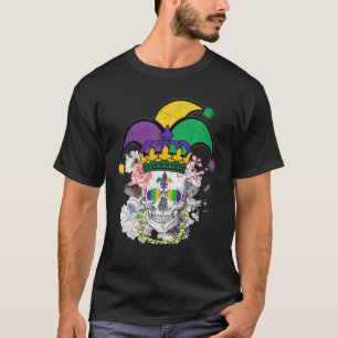 Camiseta Mardi Gras cuando estás muerto dentro de Fleur-De-