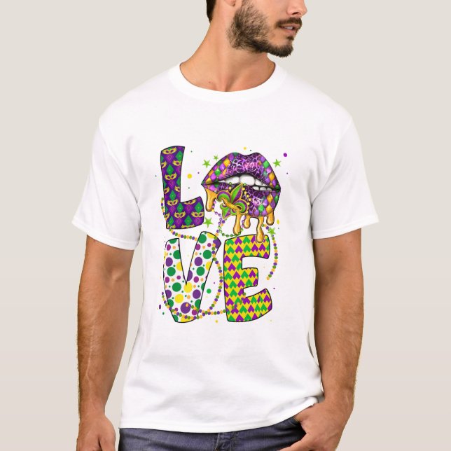 Camiseta Mardi Gras Deja Que Los Shenanigans (Anverso)