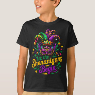 Camiseta Mardi Gras Dejar Que Los Shenanigans Empiecen A Lo
