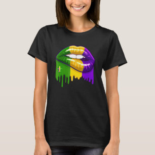 Camiseta Mardi Gras divertida levanta pústula de disfraz de