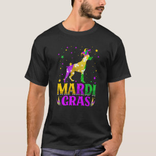 Camiseta Mardi Gras Doberman Carnival de perros