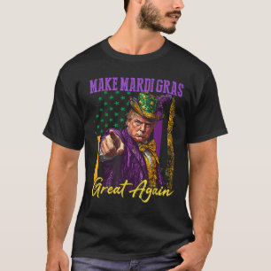 Camiseta Mardi Gras Donald Trump Funny Mardi Gras Estadouni