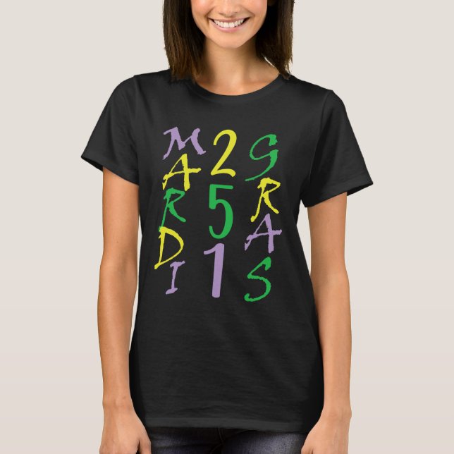 Camiseta Mardi Gras En Móvil (Anverso)
