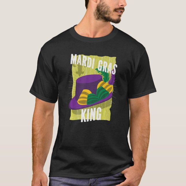 Camiseta Mardi Gras Festival Beads and Bling Mardi Gras Kin (Anverso)