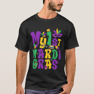 Camiseta Mardi Gras Fiesta Mi Primer Juego De Mardi Gras Pa