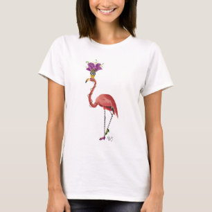 Camiseta Mardi Gras Flamingo lleno
