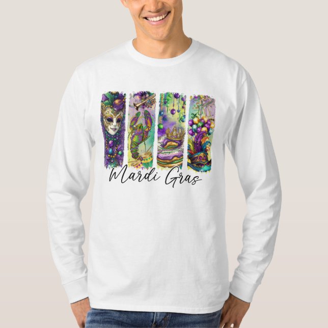 Camiseta Mardi Gras Fun (Anverso)