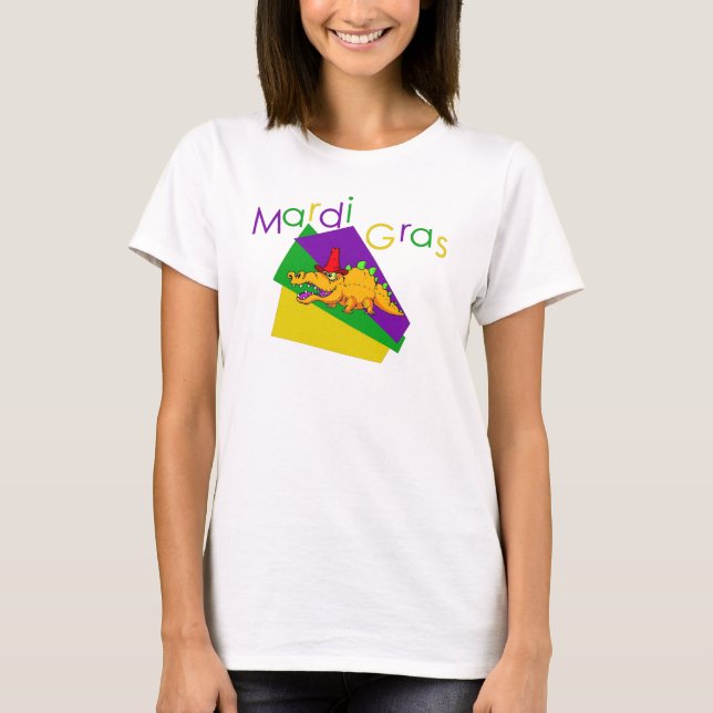 Camiseta Mardi Gras Gator (Anverso)