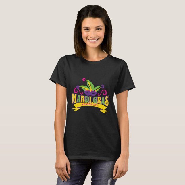Camiseta Mardi Gras Kansas City (Anverso completo)