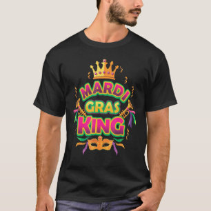 Camiseta Mardi Gras King Cajun Festival de Nueva Orleans Ca