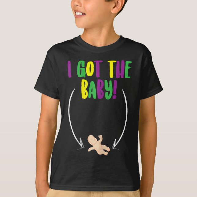 Camiseta Mardi Gras King Cake By (Anverso)