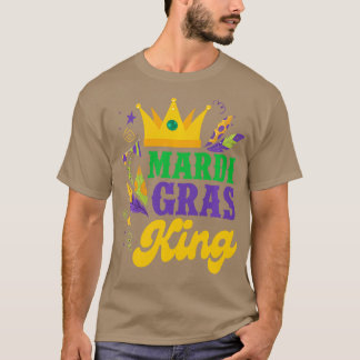 Camiseta Mardi Gras King Funny Fiesta del Carnaval de Mardi