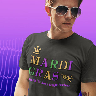 Camiseta Mardi Gras Laissez les bons temps rouler