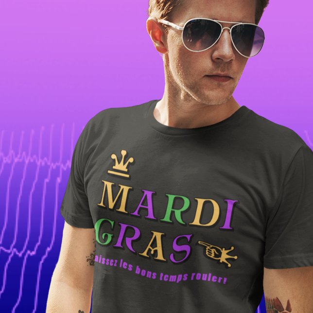Camiseta Mardi Gras Laissez les bons temps rouler (Subido por el creador)