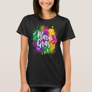 Camiseta Mardi Gras Larga Funda Artística Martes Hombres W