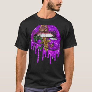 Camiseta Mardi Gras levanta el disfraz del carnaval de la r