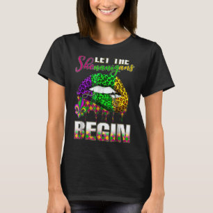 Camiseta Mardi Gras Lips vestimenta Mujeres Dejan Shenaniga