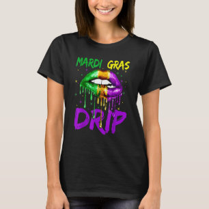 Camiseta Mardi Gras Litros de goteo Mardi Gras Drip Co