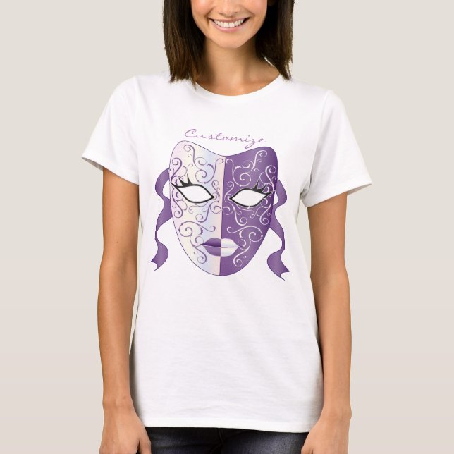 Camiseta Mardi Gras Mask Thunder_Cove (Anverso)