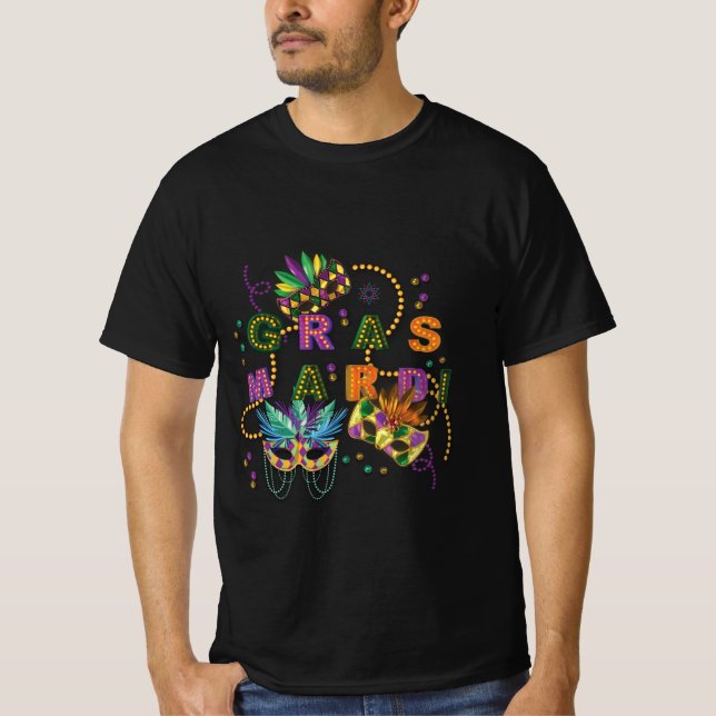 Camiseta Mardi Gras moderno (Anverso)