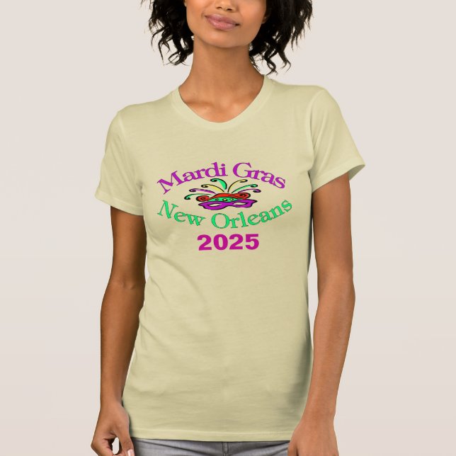 Camiseta Mardi Gras Nueva Orleans (Anverso)