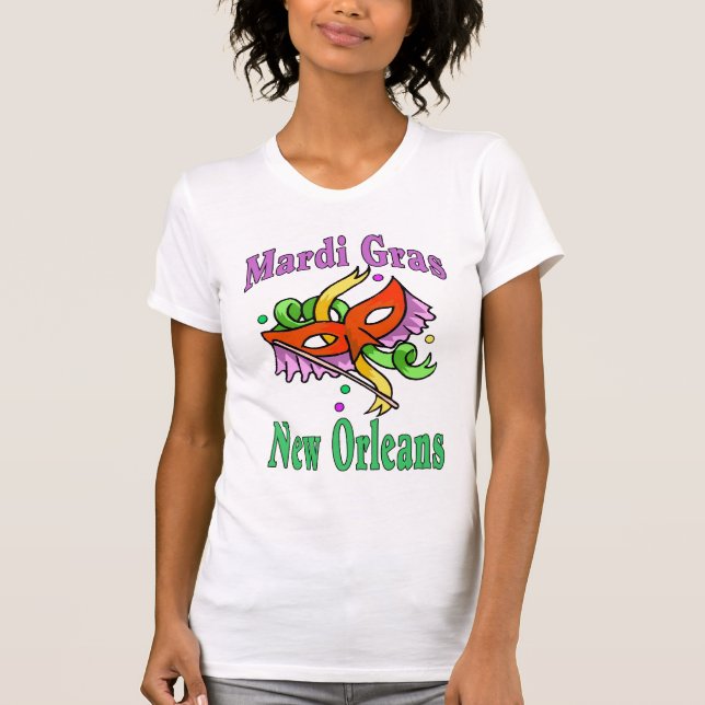Camiseta Mardi Gras Nueva Orleans (Anverso)