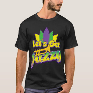 Camiseta Mardi Gras Obtén jazz Funny Nola disfraces de cuen
