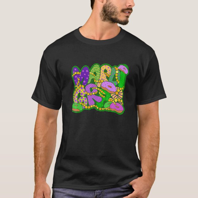 Camiseta Mardi Gras Paczki Donuts Carnaval Fiesta Grap (Anverso)