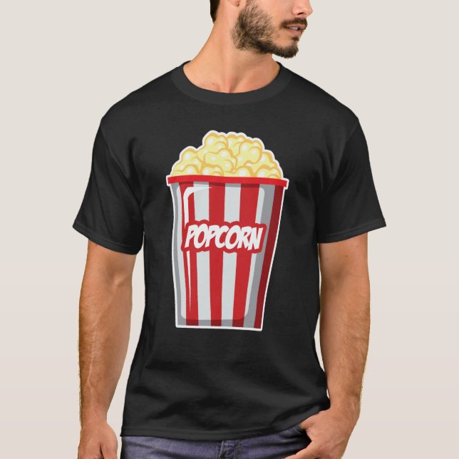 Camiseta Mardi Gras popcorn costume (Anverso)