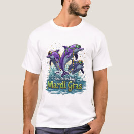 Camiseta Mardi Gras, que salta al mar