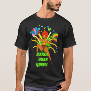 Camiseta Mardi Gras Queen Cruise Mask Cruise Carni