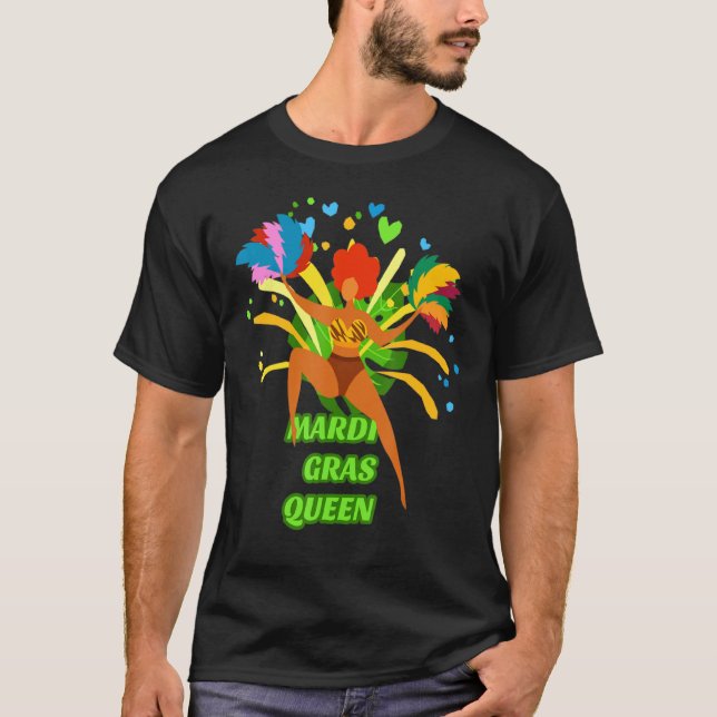 Camiseta Mardi Gras Queen Cruise Mask Cruise Carni (Anverso)