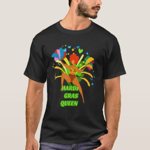 Camiseta Mardi Gras Queen Cruise Mask Cruise Carni