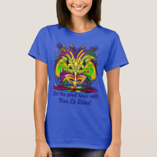 Camiseta Mardi Gras Reina 3 notas a continuación