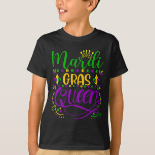 Camiseta Mardi Gras Reina Desfile de disfraces Fiestas Mard