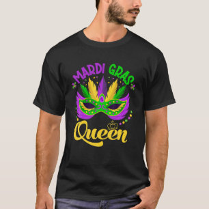 Camiseta Mardi Gras Reina Mardi Gras Mamá Banda Grasa Marte