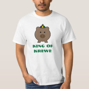Camiseta Mardi Gras Roy Pig King of Krewe