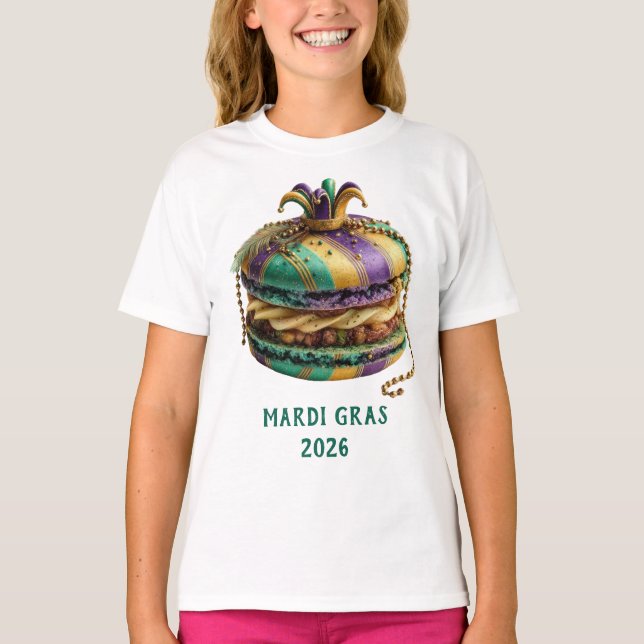 Camiseta Mardi Gras Royal Macaron (Anverso)