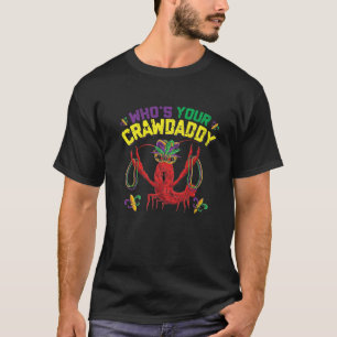 Camiseta Mardi Gras S, Crawfish Gracioso, Quién Es Tu CrawD