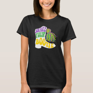 Camiseta Mardi Gras Shake Your Bootie Majorette Boots