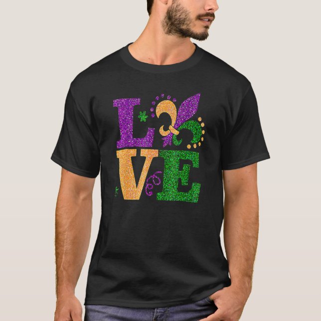 Camiseta Mardi Gras Shirt Love Mardi Gras 2023 (Anverso)