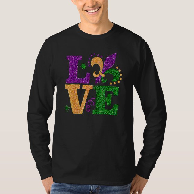 Camiseta Mardi Gras Shirt Love Mardi Gras 2023 (Anverso)