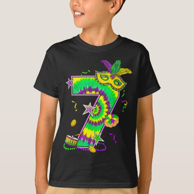Camiseta Mardi Gras Six Seven 6 7 Matching Costume Couple M (Anverso)