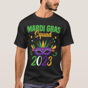 Camiseta Mardi Gras Squad Matching Family Group 2023 New O