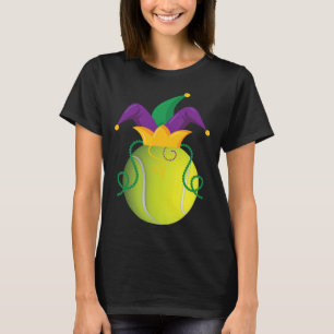 Camiseta Mardi Gras Tennis Byll Jester Gorra Funny Tenis Lo